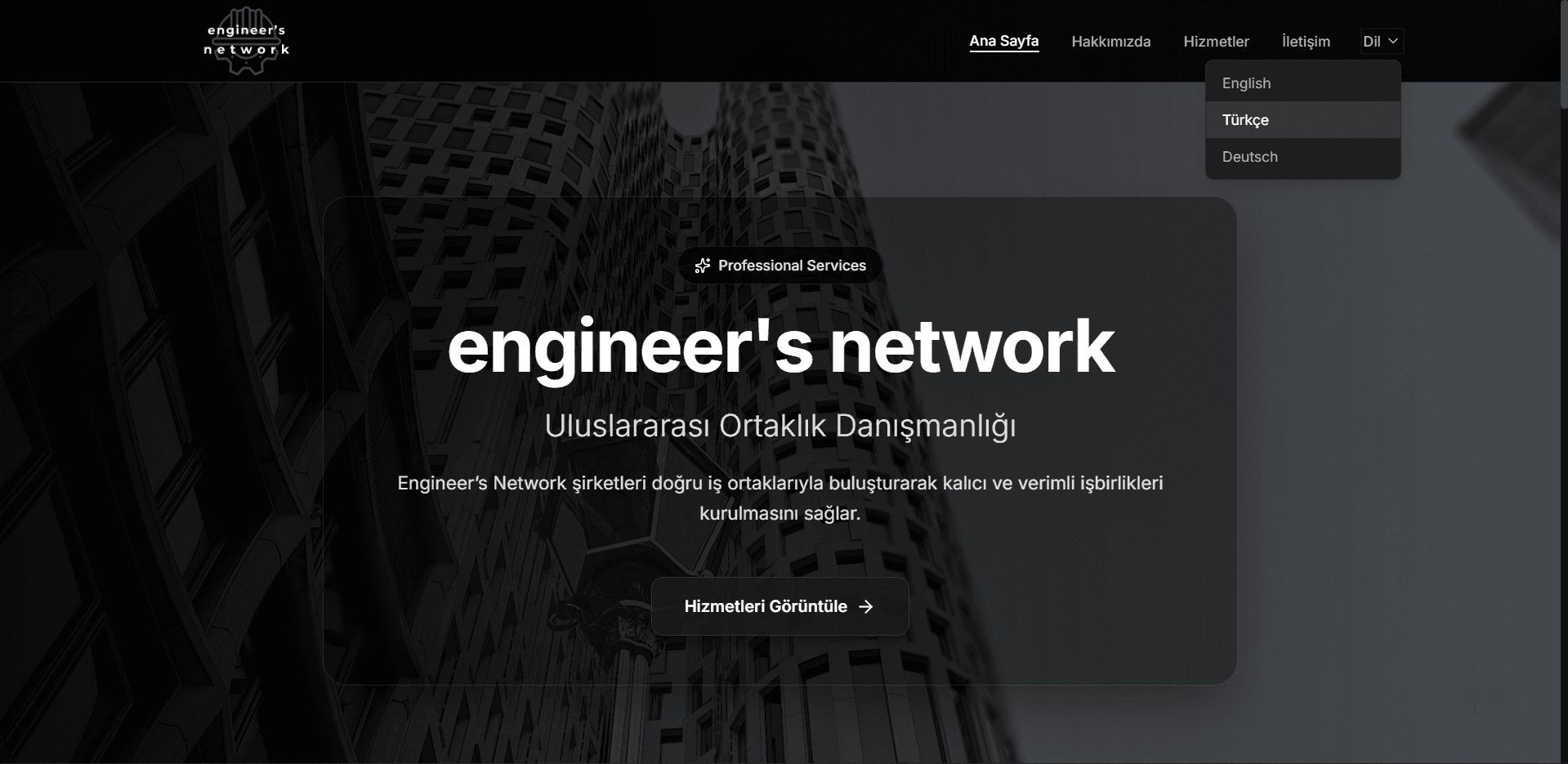 Engineer's Network: uluslararası danışmanlık sitesi
